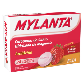 Mylanta Frutilla Silvestre Comprimidos Masticables x24