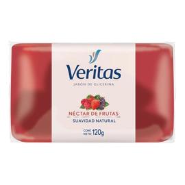 Veritas Jabón Barra Néctar De Frutas Suavidad Natural 120g