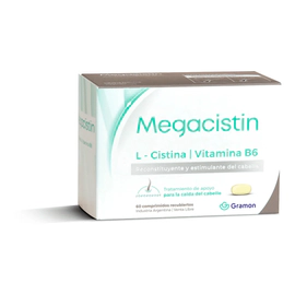 Megacistin Detiene La Caida Del Cabello X 60 Comprimidos