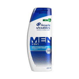 Shampoo 3 En 1 Head & Shoulders Men Contra La Caspa 650ml