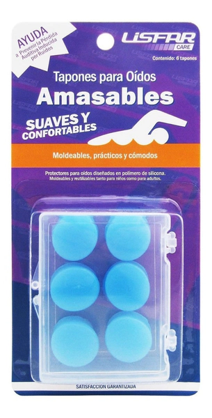 Tapones Para Oidos Amasables X 6 Unidades