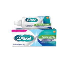 Ultra Corega Crema Adhesiva Para Protesis Sabor Menta 20g