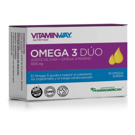Vitaminway Omega 3 Duo 30 Cápsulas Blister