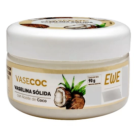 Ewe Vasecoc Vaselina Solida Con Aceite Puro De Coco 90g