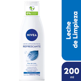 Leche limpiadora facial refrescante NIVEA Piel normal y seca x 200 ml