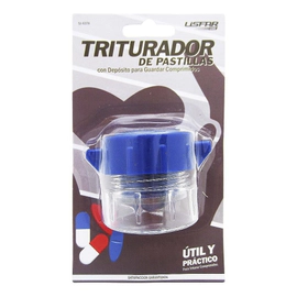 Lisfar Triturador De Pastillas Con Depósito Para Guardar 1 U