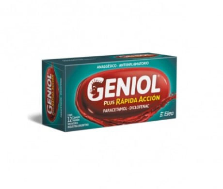 Geniol Plus Rapida Acción comprimidos x12