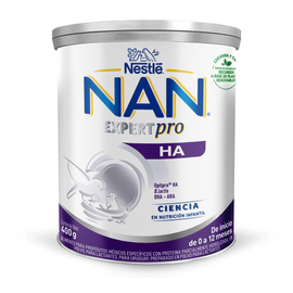 Leche Nan Ha Hipoalergenica Nestle Lata X 400grs