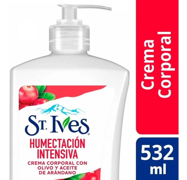 St. Ives Humectación Intensiva Crema Corporal X 532 Ml
