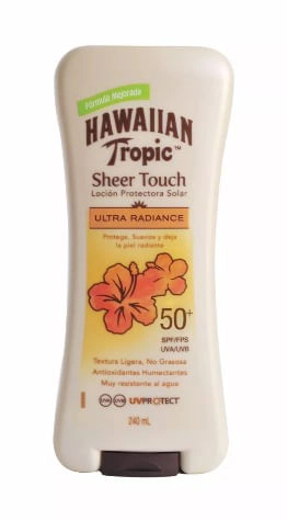 Hawaiian Tropic Protector Solar Sheer Touch Fps 50 Loción 240ml