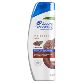 Shampoo Head & Shoulders Protección Caída Con Cafeína 375ml