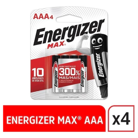 Energizer Max Aaa Pilas Alcalinas 4 Unidades