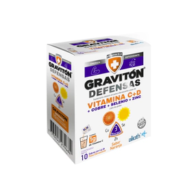 Gravitón Defensas Vitamina C+d Cobre Selenio Zinc 10 Sobres