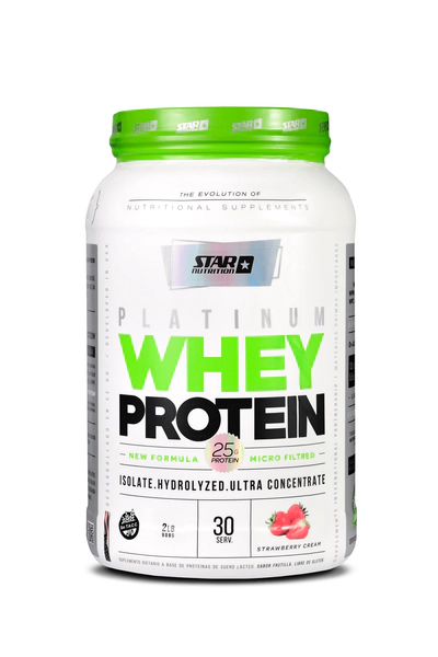 Star Nutrition Platinum Whey Protein Frutilla 907g