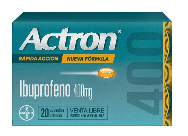 Actron Rapida Accion 400mg x20Caps