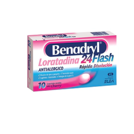 Benadryl 24 Flash Comprimidos x10