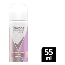 Rexona Clinical Classic Mini Antitranspirante Fem Aero 55ml.