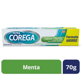 Ultra Corega Crema Adhesiva Para Protesis Sabor Menta 70g