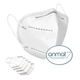 Barbijo Quirurgico Facial Descartable Kn95 95%: 5 Unid