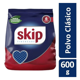 Skip Polvo Para Lavar La Ropa Baja Espuma 600 G