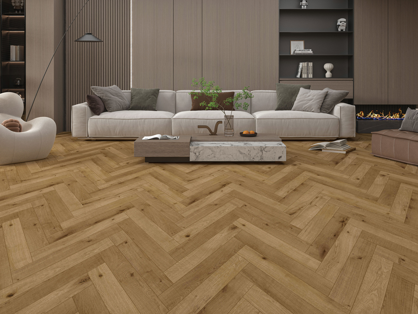 Piso Flotante Urben OCH Espiga Lada AC5 | Permat