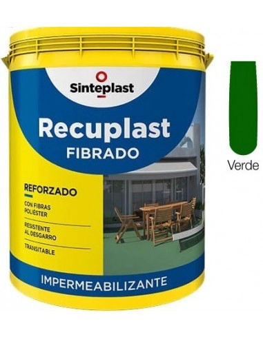 Recuplast fibrado Verde Cemento 20 kg