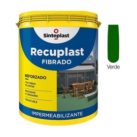 Recuplast fibrado Verde Cemento 20 kg