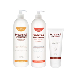 Kit Hidratación Int Proavenal Crema x 750 + Leche x 750 + Calm x 200