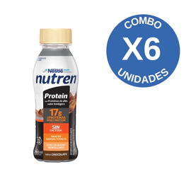 Combo X6 Suplemento Protein RTD Sabor Chocolate 260ml