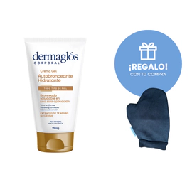 Crema Gel Autobronceante Hidratante X 150 Gr+ Guante Aplicador De Regalo