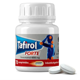 Paracetamol Tafirol Forte X70 Cápsulas
