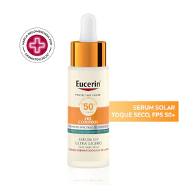 Serum Protector Solar Eucerin Oil Control FPS 50+ 30 ml