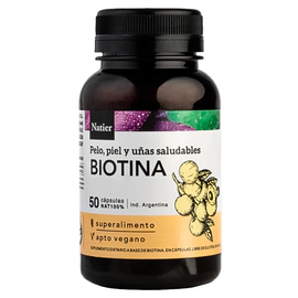 Biotina concentrada X50 Cápsulas
