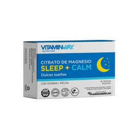 Citrato De Magnesio Sleep + Calm Relajante Natural X30 Cápsulas