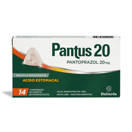 Pantus 20mg X14 comprimidos