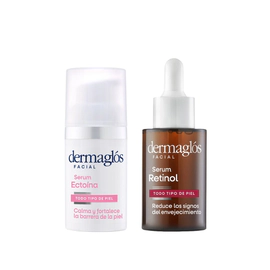 Kit Facial Dermaglós Serum Retinol + Ectoína