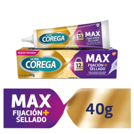 Adhesivo para Prótesis Dentales Ultra Corega Máximo Sellado Cremax 40 grs