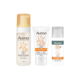 Kit Aveno Rutina Facial Completa Piel Sensible Mixta