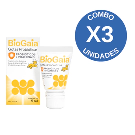 Combo X3 Probióticos Con Vitamina D  5Ml