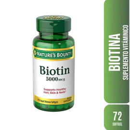 Biotina 5000mcg X72 Cápsulas