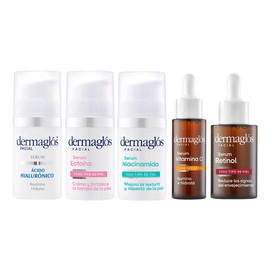 Kit Facial Dermaglós Serums Completo