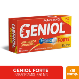 Geniol Forte Paracetamol 650mg X16 Comprimidos