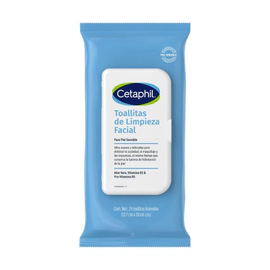 Toallitas De Limpieza Facial Piel Sensible X 25 Unidades