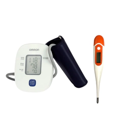 Combo Tensiometro Digital Hem-7121j + Termómetro Digital