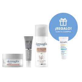 Kit Facial Ultra Estructura Dia+Noche+ Ojos+ Crema Control Acné 7g de REGALO!