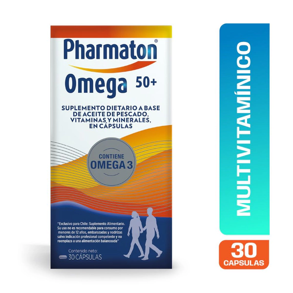 Pharmaton 50 Omega Suplemento Dietario x 30 Capsulas SelmaDigital