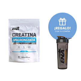 Creatina Micronizada Pura Neutra 300g + Vaso Shaker de REGALO!