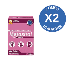 Combo X2 Metasitol Polvo 60grs