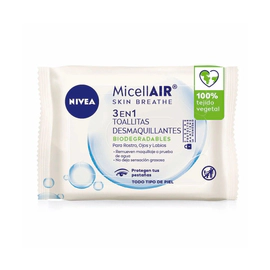 Toallitas Limpiadoras 3 en 1 NIVEA todo tipo de piel x 25 unidades