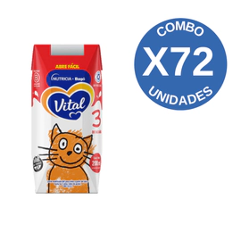 Pack X72 Vital 3 Brick 200 Ml